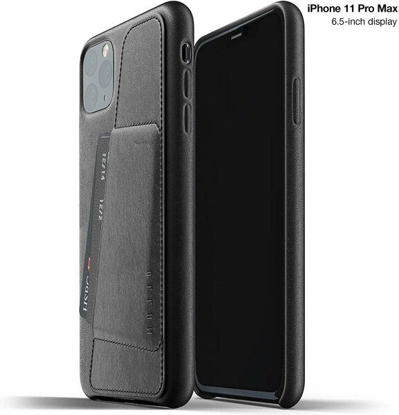 

Кожаный чехол MUJJO Full Leather Wallet для Apple iPhone 11 Pro Max - Black