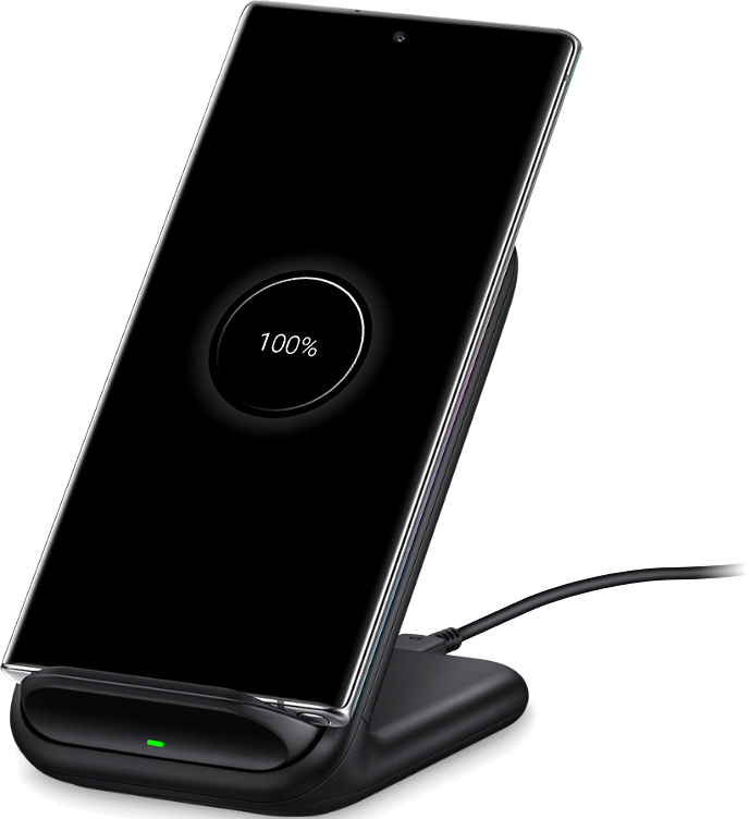 

Беспроводное зарядное устройство Samsung Wireless Charger Stand [LO] with TA 15W Black (EP-N5200TBRGRU)