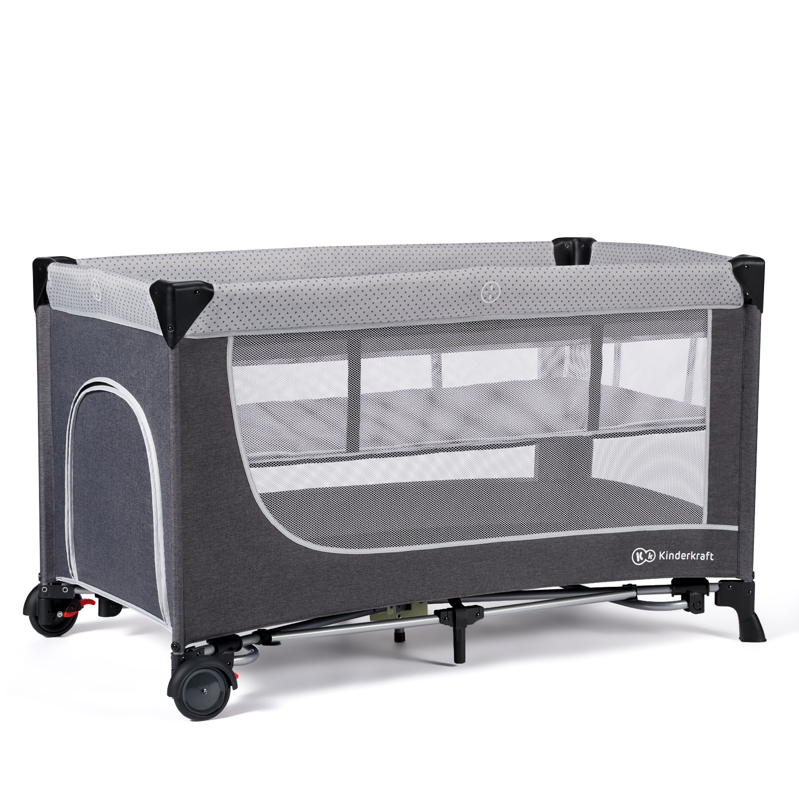 

Кровать-манеж Kinderkraft Leody Grey (KCLEOD00GRY0000)