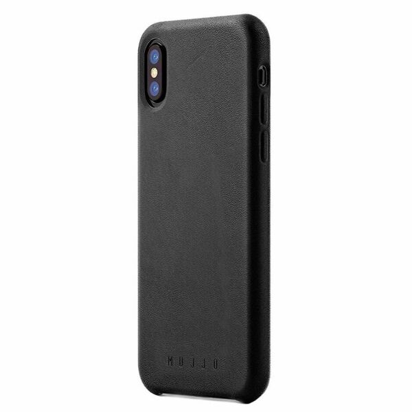 

Кожаный чехол MUJJO Full Leather для Apple iPhone XS - Black