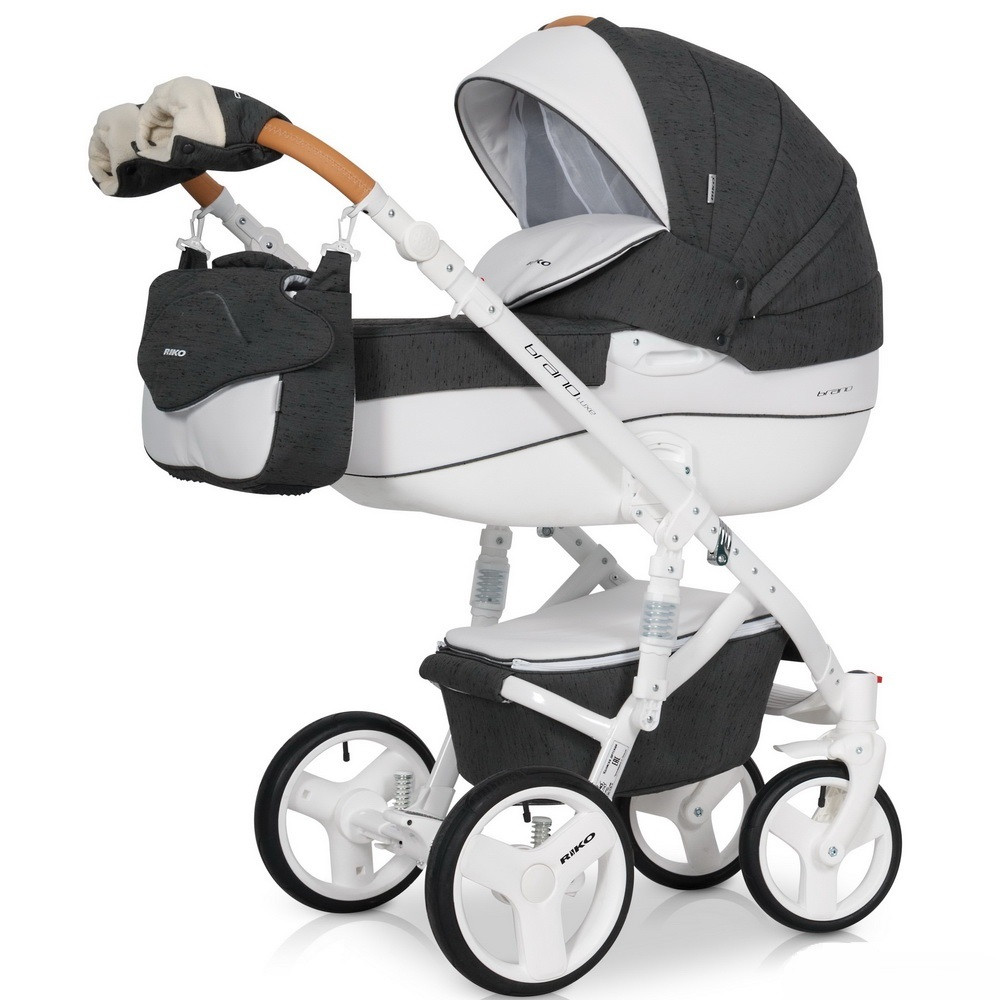 

Коляска 2 в 1 Riko Brano Luxe 06 Antracite