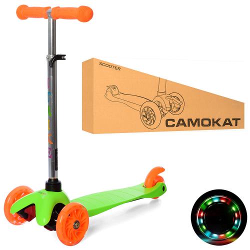 

Детский трехколесный самокат iTrike BB 3-013-4-C-GR