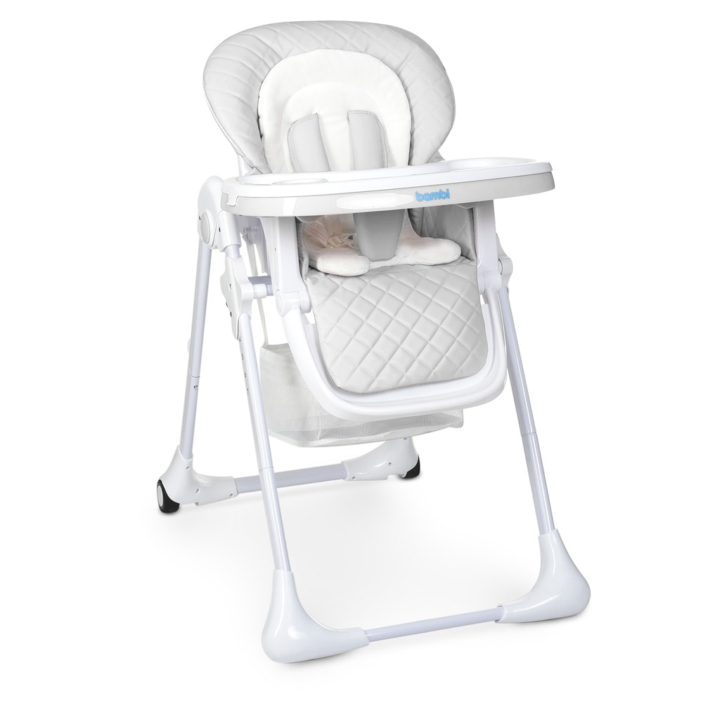 

Стульчик для кормления BAMBI M 3890 Light Gray QT, серый