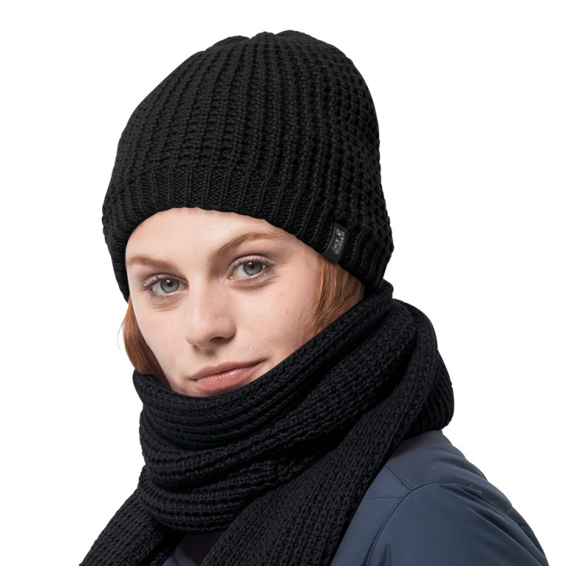 

Шапка Jack Wolfskin MILTON CAP 1903881 O/S, чорний