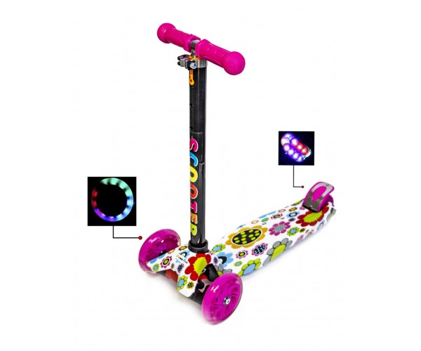 

Самокат Scooter Maxi с рисунками, Daises