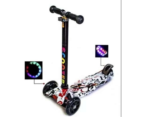 

Самокат Scooter Maxi с рисунками, ABC