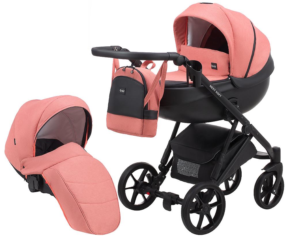 

Коляска 2 в 1 Bair Next Soft 06 коралловый