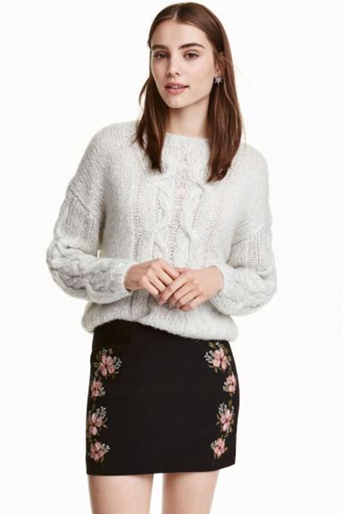

Юбка H&M 0661141  Черный/Цветы, Юбка H&M 0661141 34 Черный/Цветы