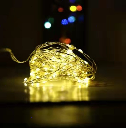 

Гирлянда диод 500Led на проволке силикон 50м 8 Режимов IP44 для домашнего или уличного освещения RD-215 Теплый