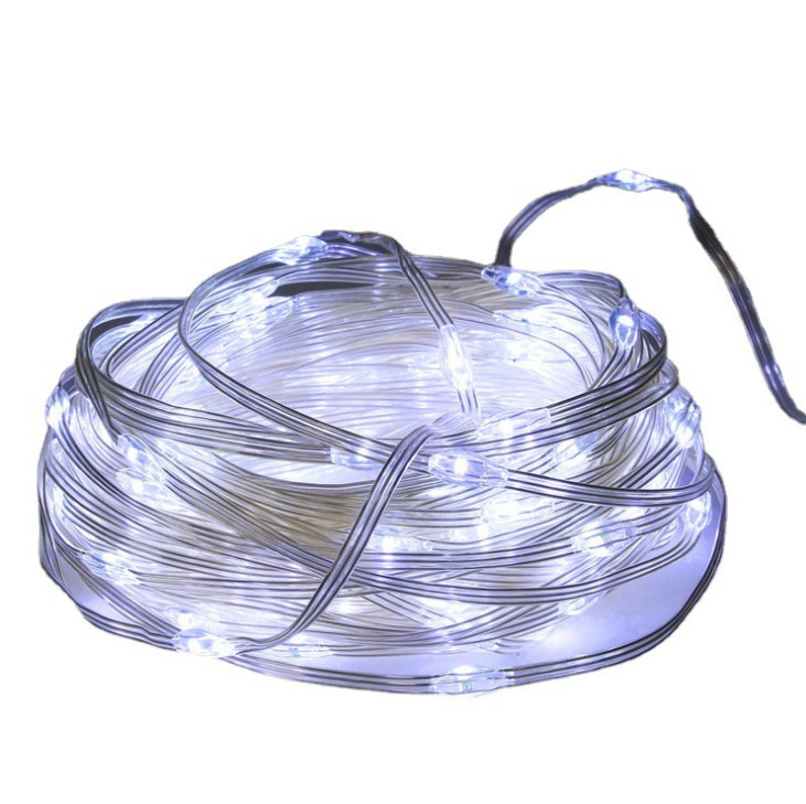 

Гирлянда диод на проволке 50м 500Led 8 Режимов IP44 для домашнего или уличного освещения RD-218 Цвет Белый