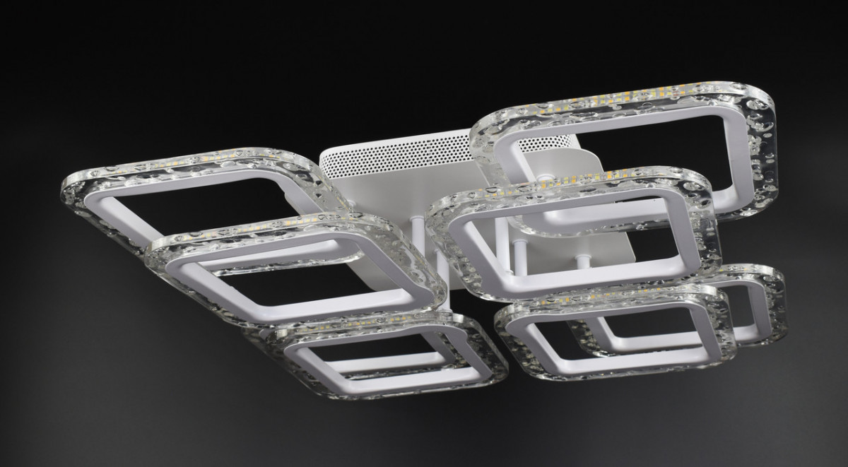 

Люстра потолочная Led с пультом A2517/44XS-wh Белый 11х46х46 см.