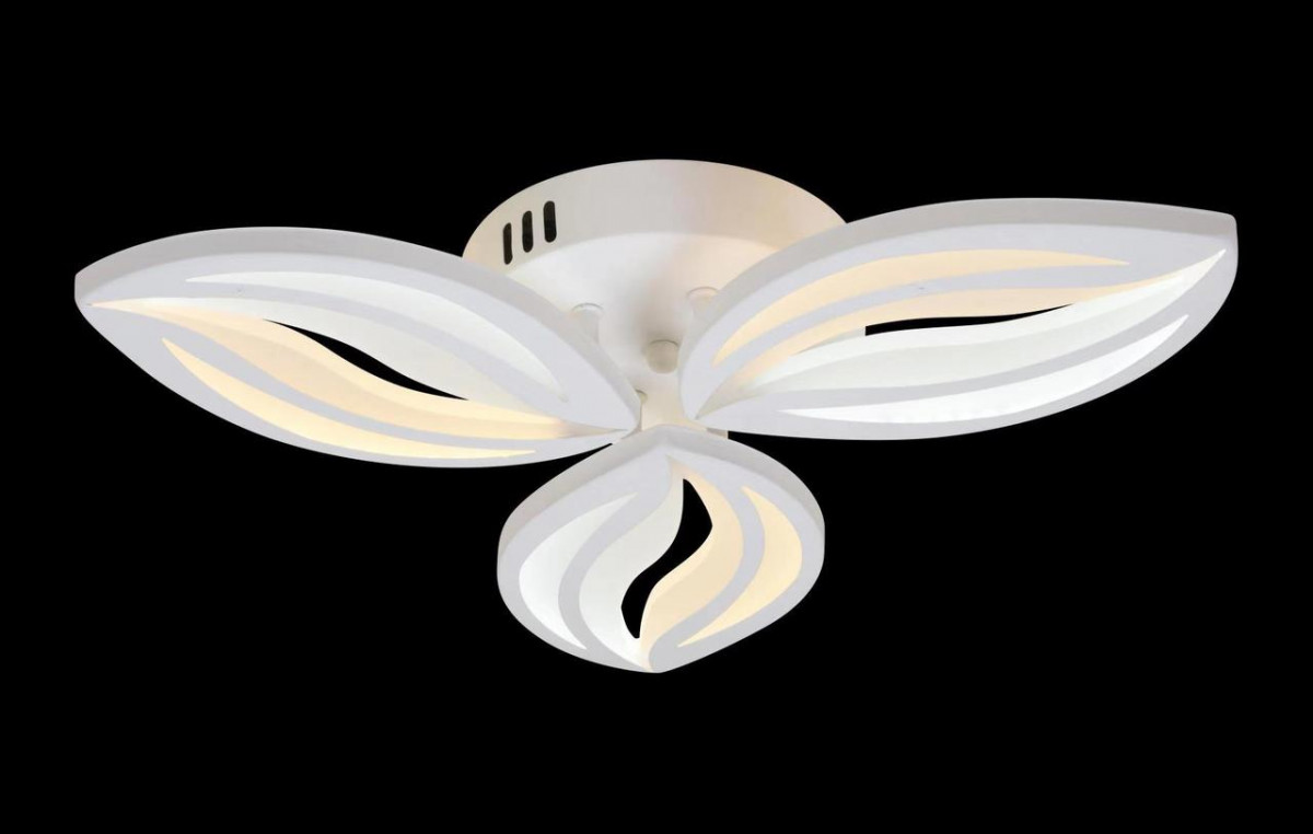

Люстра потолочная Led с пультом A2325/3-wh Белый 9х45х45 см.