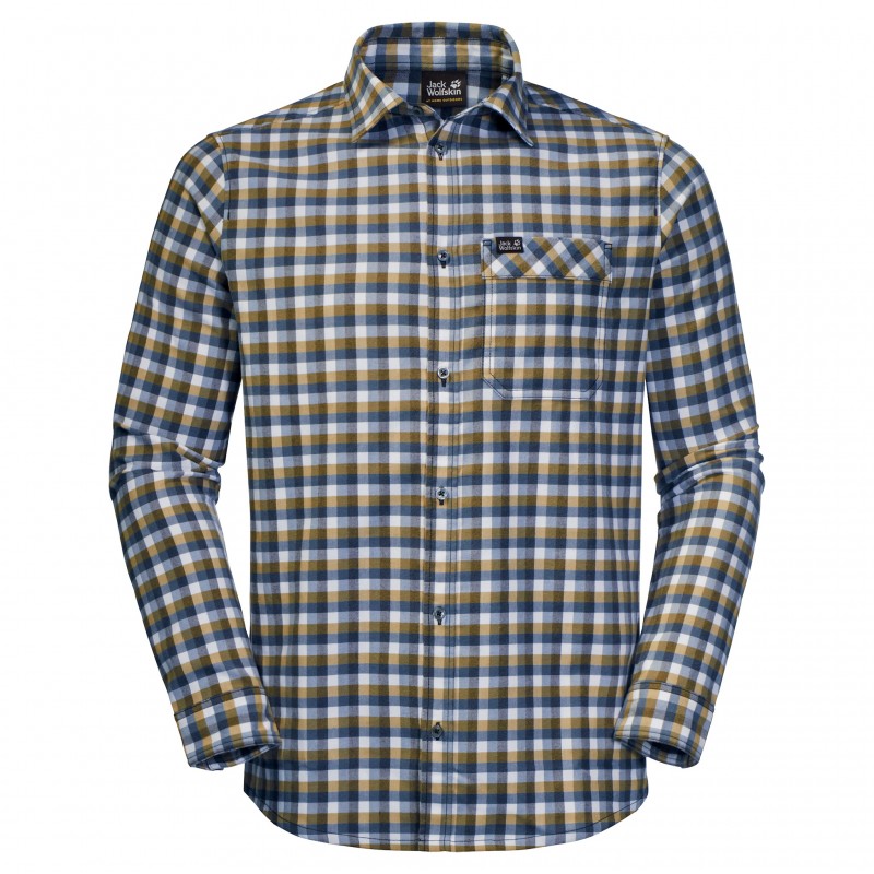 

Рубашка с длинным рукавом RIVER TOWN SHIRT M Jack Wolfskin 1403341-8219 XXL Синий
