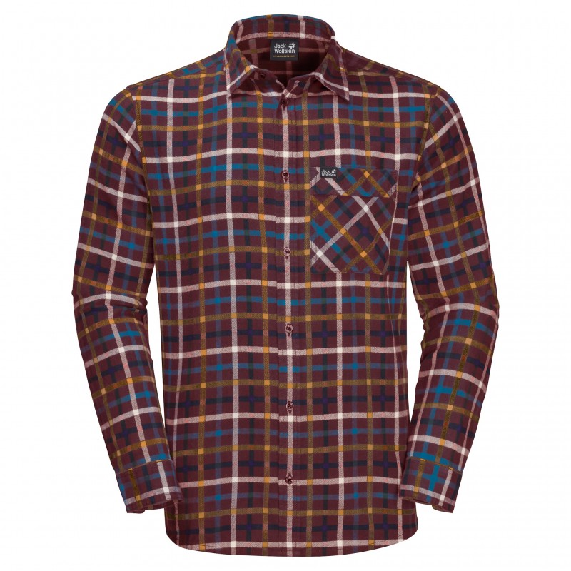 

Рубашка с длинным рукавом FRASER ISLAND SHIRT Jack Wolfskin 1402522-8222  Бордовый, Рубашка с длинным рукавом FRASER ISLAND SHIRT Jack Wolfskin 1402522-8222 M Бордовый