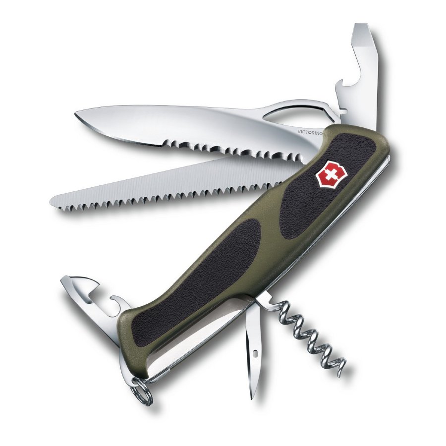 

Нож складной Victorinox Delemont RangerGrip 179 Черный-Зеленый