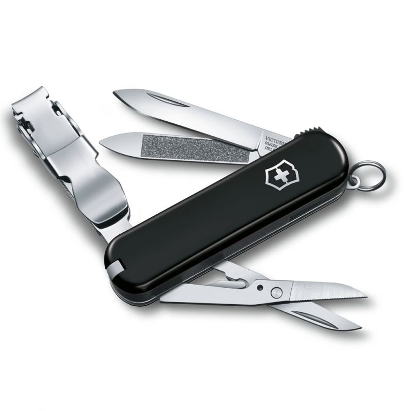 

Нож складной Victorinox Nailclip 580 Черный