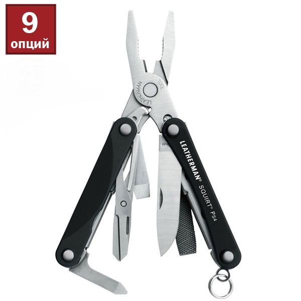 

Мультитул Leatherman Squirt PS4 Черный