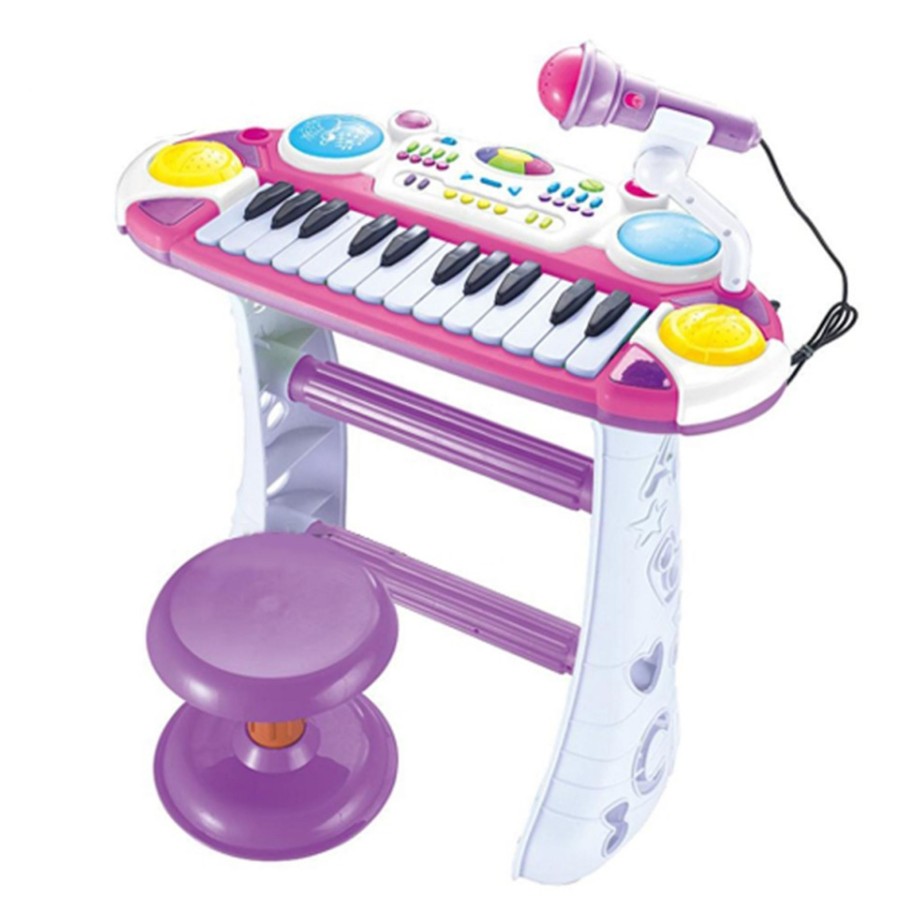 

Детское пианино-синтезатор Музыкант на ножках со стульчиком Joy Toy (7235)