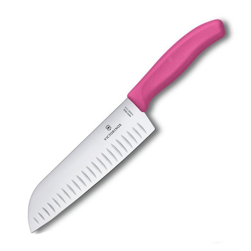 

Нож Victorinox SwissClassic Santoku 17 см Розовый