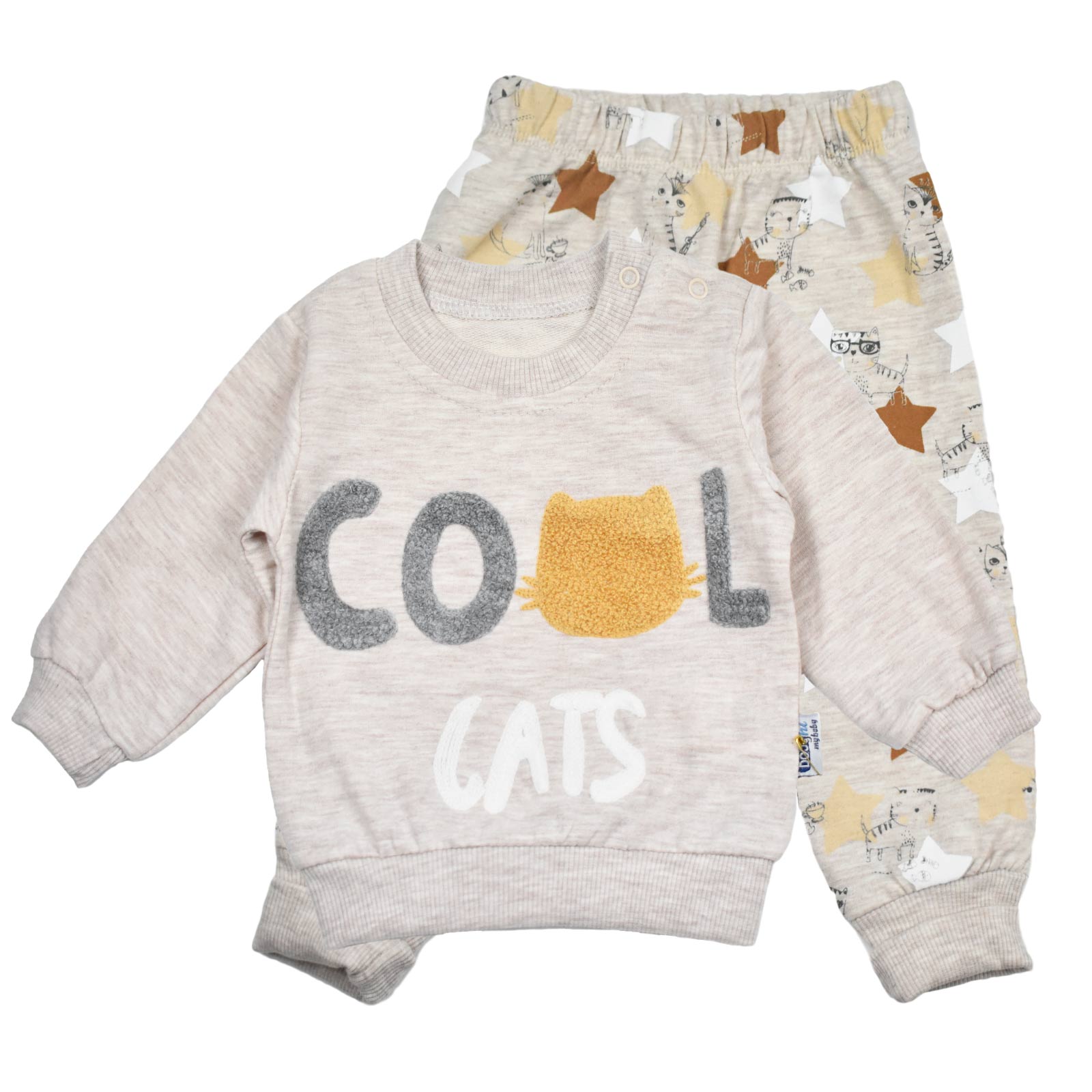 

Комплект (кофта + штаны) Baby HI 377 80 см Бежевый