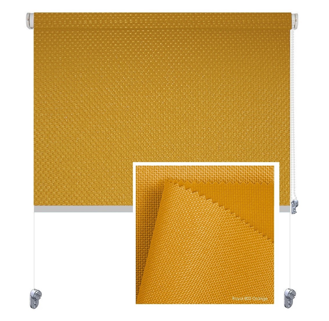 

Тканевая роллета ROLGROUP Mini Set Royal 95x160 оранжевый