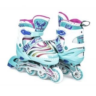 

Ролики Scale Sports LF 907M бирюзовые, размер 29-33