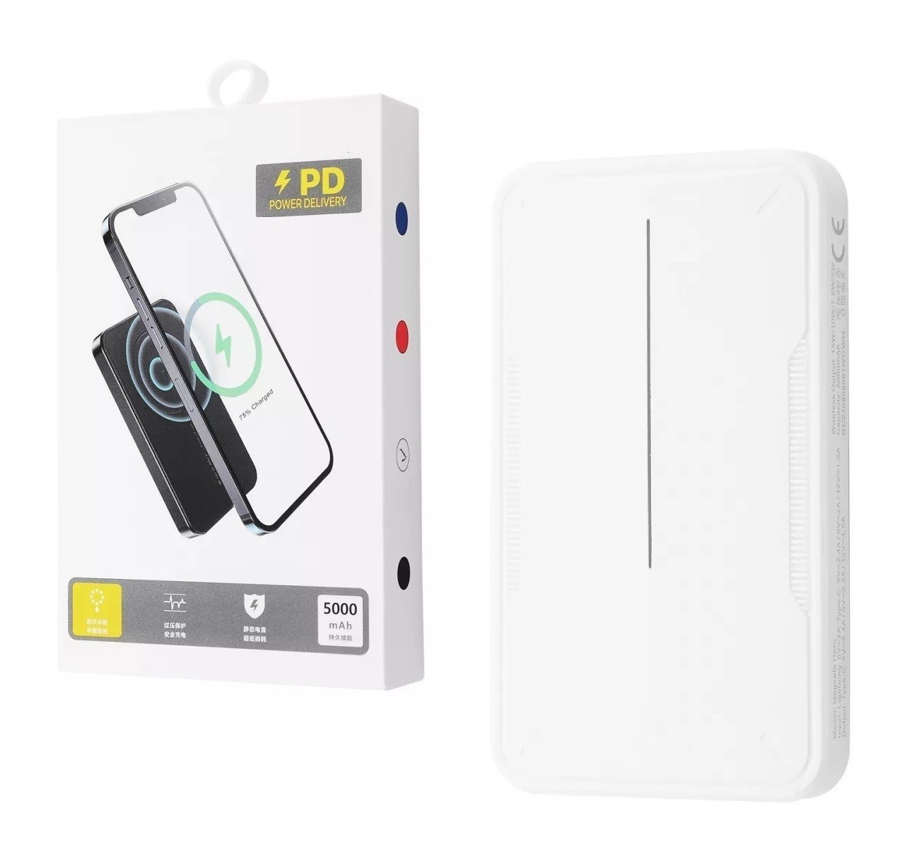 

Павербанк Epik Magnetic Magsafe Quick Charge 5000 mAh для iPhone 12|13|Max|Watch| AirPods|Samsung| Xiaomi| Huawei| Lenovo| Oppo| Meizu white