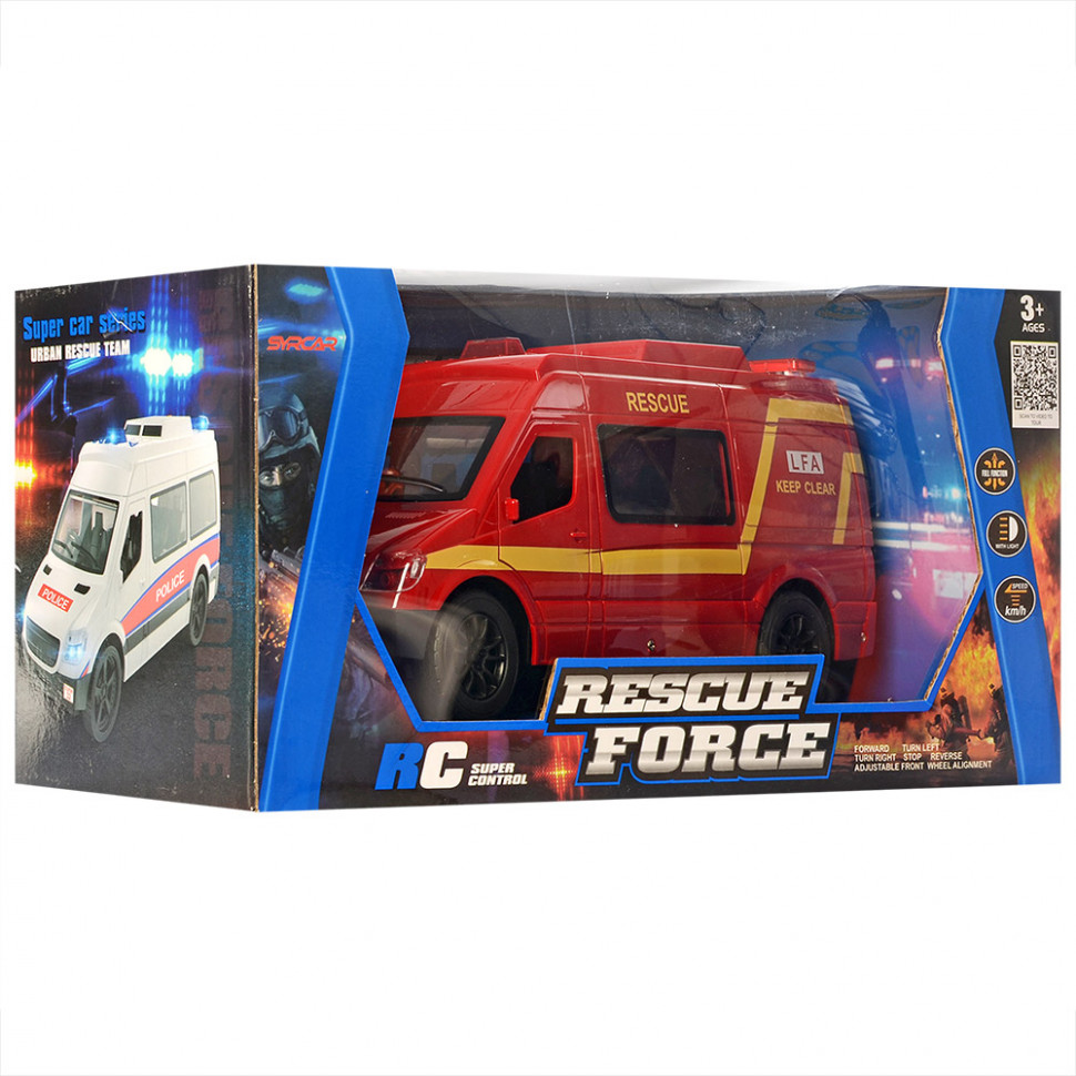 

Детская Машинка на радиоуправлении Rescue Force Скорая помощь
