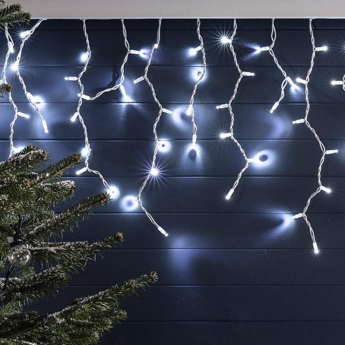 

Світлодіодна гірлянда Decorative Light "Бахрома" 120 led 3 м з перехідником, контролером White