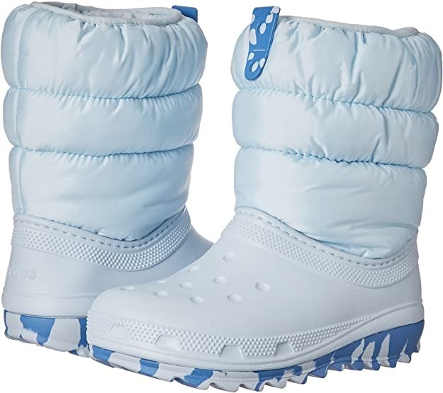 

Зимние сапоги Crocs Neo Puff, J3, голубые, 34-35