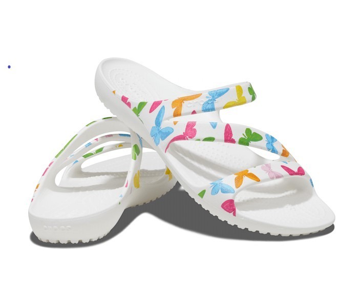 

Шлепанцы Crocs Kadee II Graphic, W9, принт-бабочки, 39-40