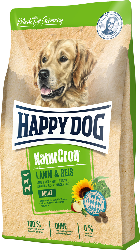 

Сухой корм Happy Dog Naturcroq Lamm & Reis для собак с чувствительным пищеварением с ягненком и рисом 15 кг