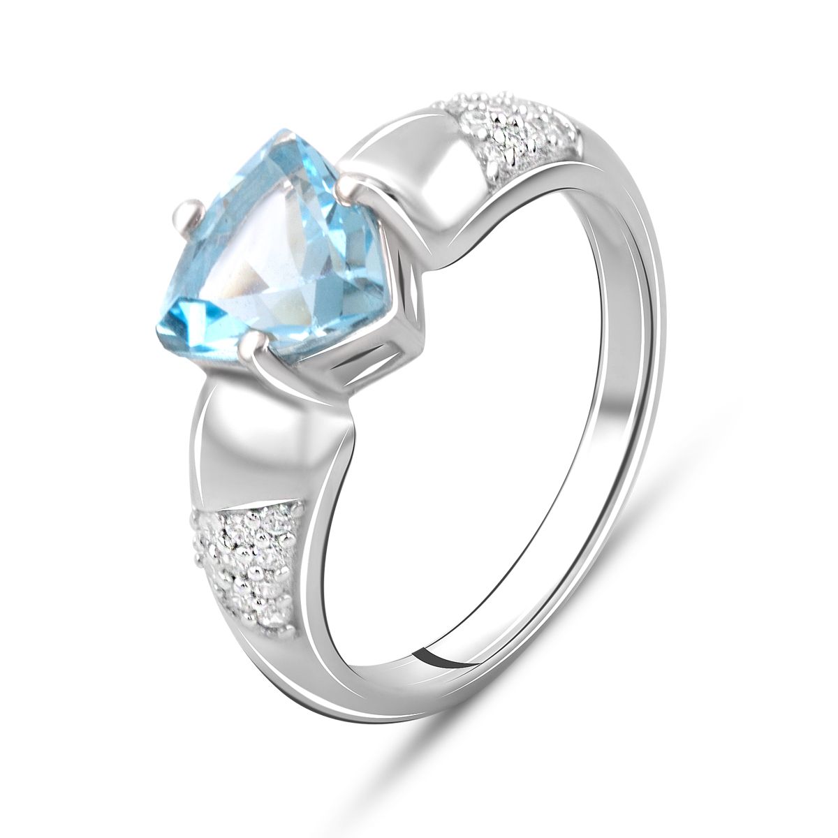 

Серебряное кольцо jill с натуральным топазом 2.025ct 17.5 размер