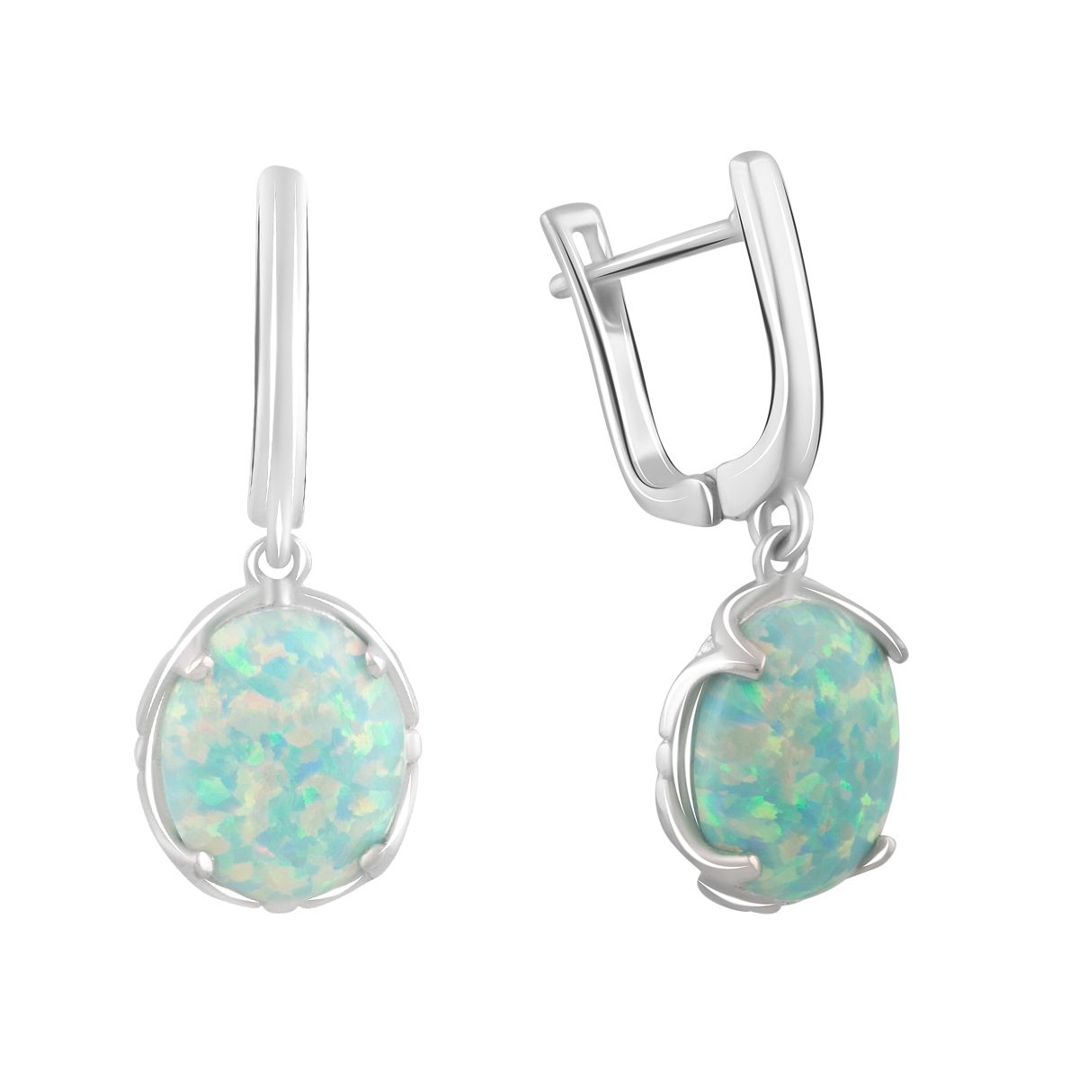 

Серебряные серьги jill с опалом 3.938ct