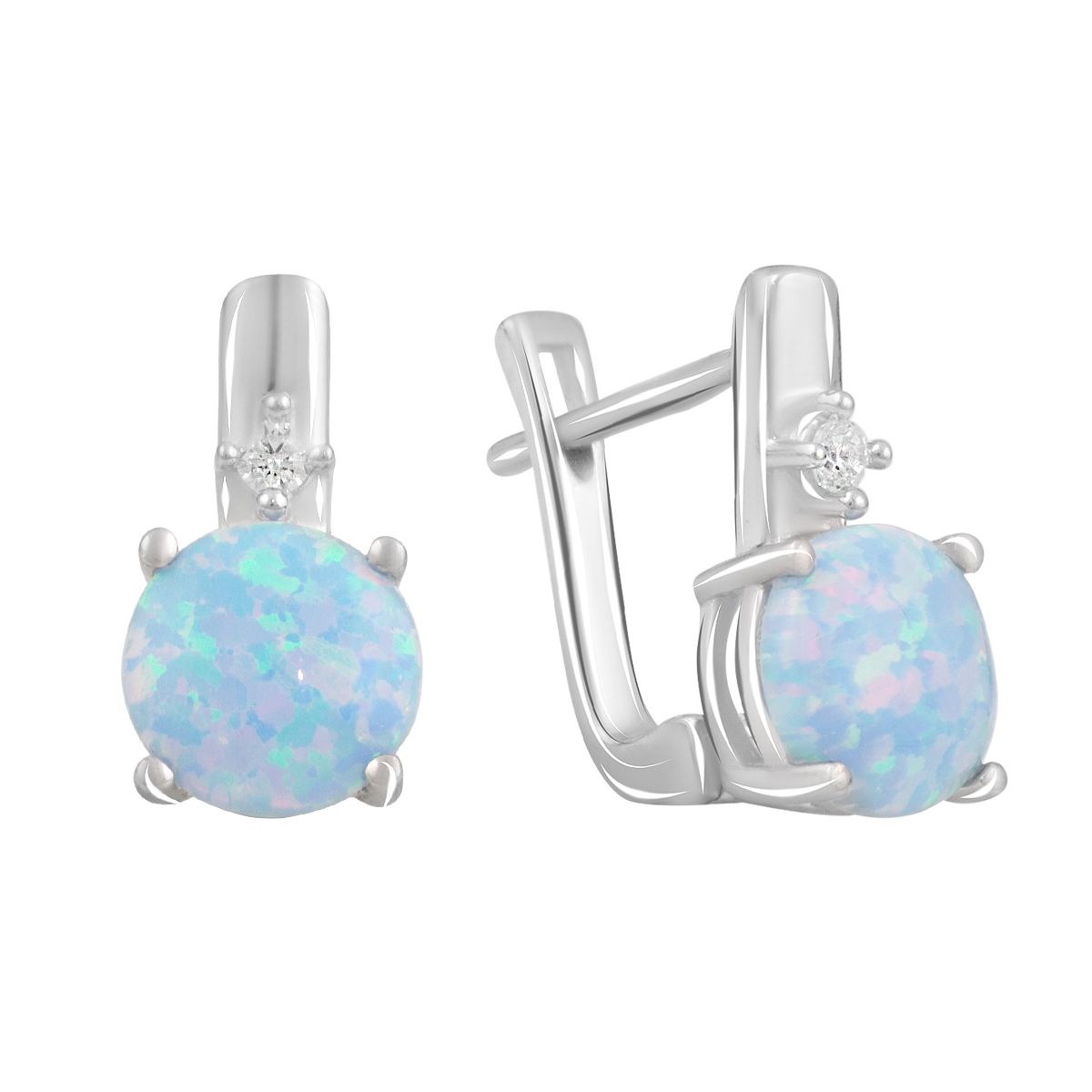 

Серебряные серьги jill с опалом 4.46ct