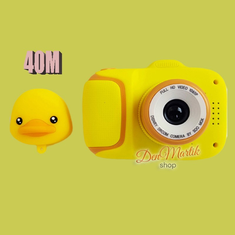 

40M Детский цифровой мини фотоаппарат Cartoon Camera X11 Утенок Duck