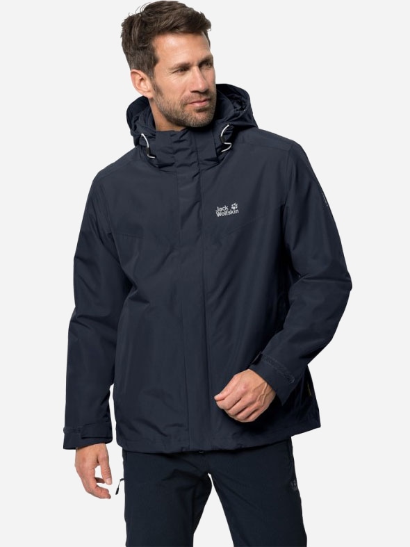 

Куртка 3 в 1 Jack Wolfskin Arland 3In1 M 1110711-1010 XXL Темно-синяя