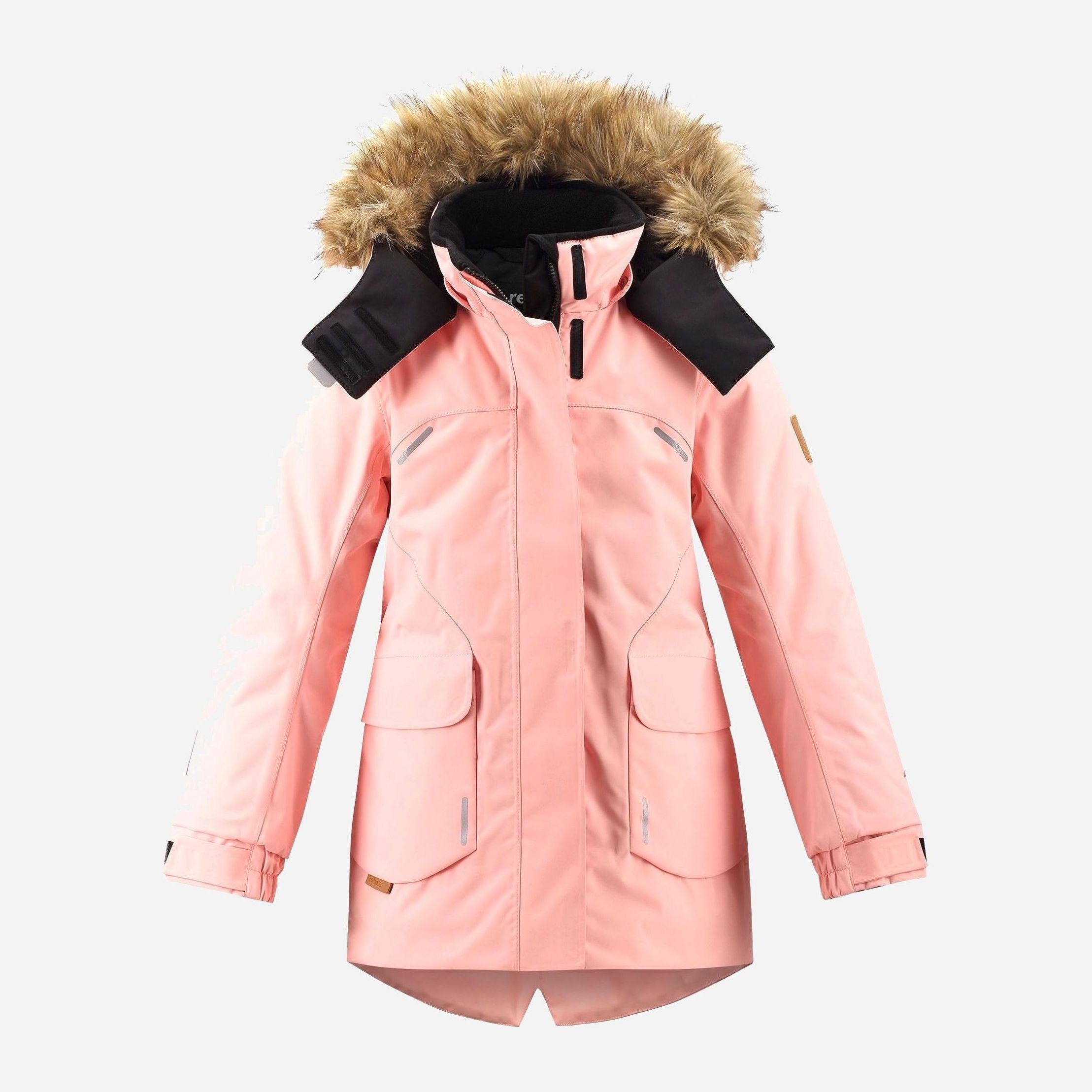 Акція на Дитяча зимова термо куртка-парка для дівчинки Reima Sisarus 531376-3040 122 см від Rozetka