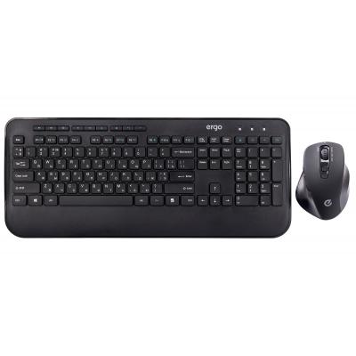 

Комплект (Клавиатура Мышь) Ergo KM-710WL Black (KM-710WL)