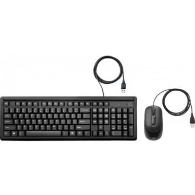 

Комплект (Клавиатура Мышь) HP 160 USB Black (6HD76AA)