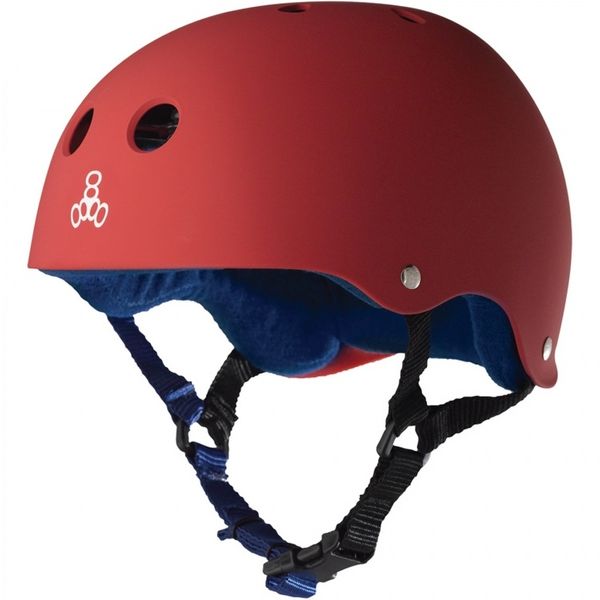 

Шлем защитный Triple8 Sweatsaver Helmet United Red р. L 56-58 см (mt4193)