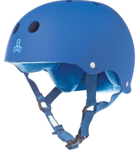 

Шлем защитный Triple8 Sweatsaver Helmet Royal Blue р. XS 51-52 см (mt4185)