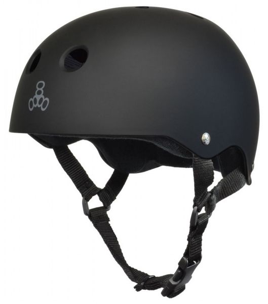 

Шлем защитный Triple8 Sweatsaver Helmet Black All р. S 52-54 см (mt4169)