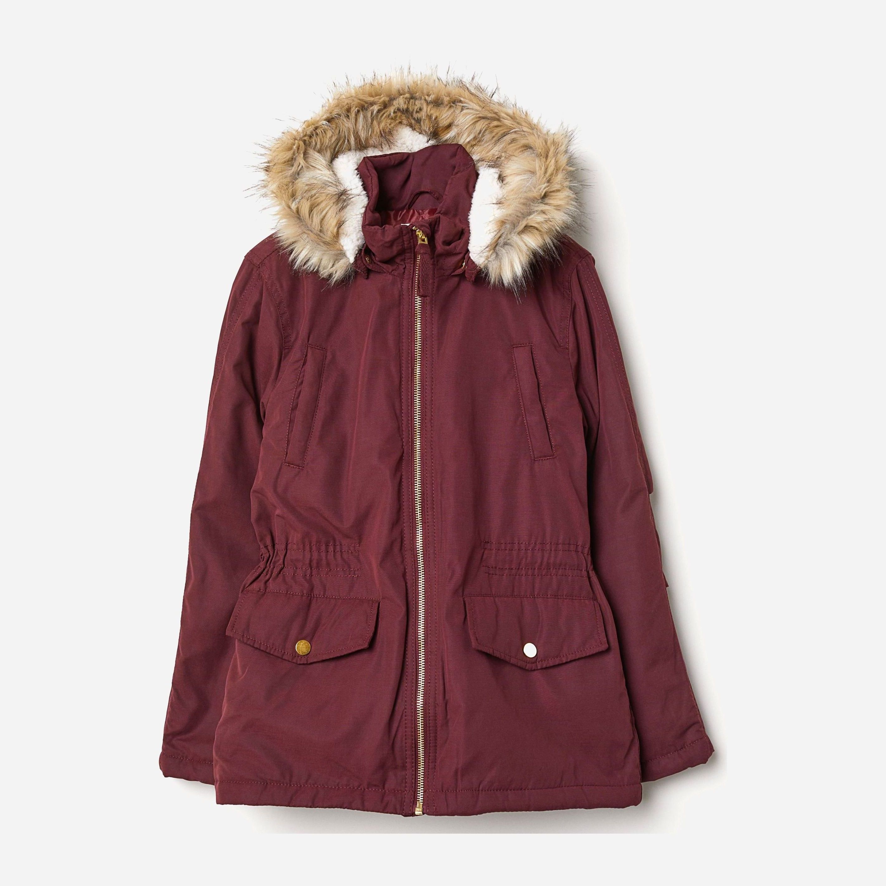 

Зимняя куртка-парка H&M 0627769 8 140 см Бордовая