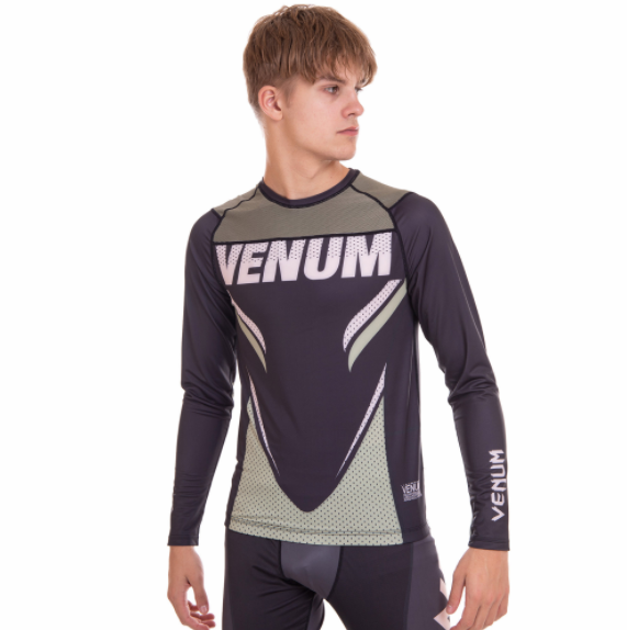 

Рашгард с длинным рукавом VNM 9522  (44-46) Зелено-черный, Рашгард с длинным рукавом VNM 9522 M (44-46) Зелено-черный