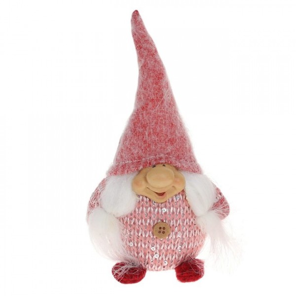 

Фигурка мягкая новогодняя Гном 23 см. Flora 12729 (NAT08825)