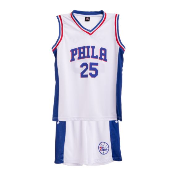 

Форма баскетбольная подростковая NB-Sport NBA PHILA 25 BA-0927 L (10-13 лет) Бело-синяя (IN07648)