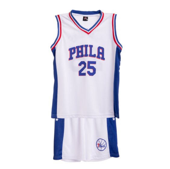 

Форма баскетбольная подростковая NB-Sport NBA PHILA 25 BA-0927 M (8-10 лет) Бело-синяя (IN07647)