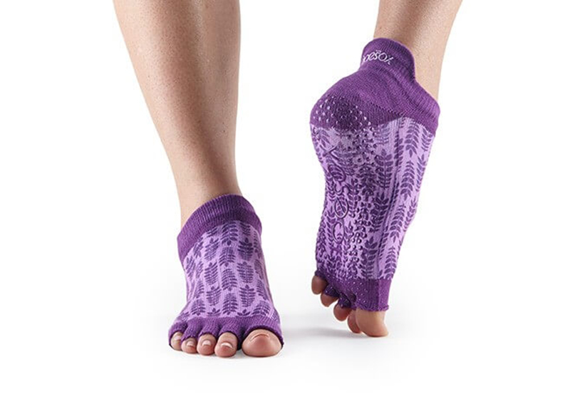 

Носки для йоги ToeSox Half Toe Low Rise Grip Ivy S (36-38.5)