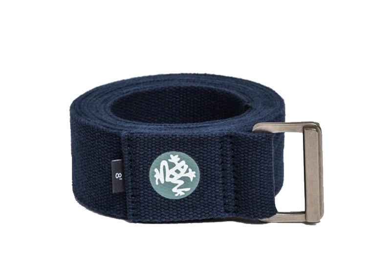 

Ремень для йоги Manduka AligN Yoga Strap темно-синий 244×4.4 см